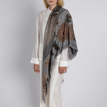 Load image into Gallery viewer, Wind Dancer, Heaven Caller Wool Silk 53" Scarf
