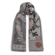 Load image into Gallery viewer, Wind Dancer, Heaven Caller Silk Twill Rectangle Scarf
