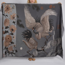 Load image into Gallery viewer, Wind Dancer, Heaven Caller Silk Twill Rectangle Scarf
