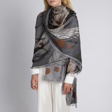 Load image into Gallery viewer, Wind Dancer, Heaven Caller Silk Twill Rectangle Scarf

