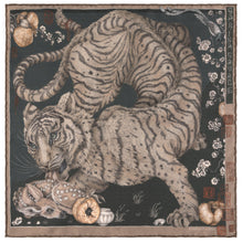 Load image into Gallery viewer, Zouyu, Cry The Deer Silk Twill 16.5" Scarf
