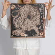 Load image into Gallery viewer, Zouyu, Cry The Deer Silk Twill 16.5" Scarf
