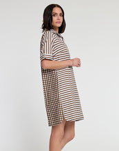 Load image into Gallery viewer, Aileen Short Sleeve Stripe/Gingham Dress
