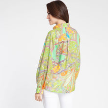 Load image into Gallery viewer, Billie Long Sleeve Luxe Linen Paisley Top
