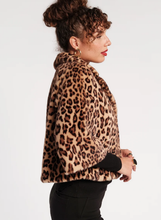 Load image into Gallery viewer, Blaine Faux Fur Leopard Jacket
