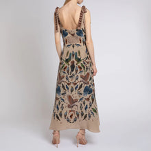 Load image into Gallery viewer, Birds of Innocence Ribbon-Strapped Dress
