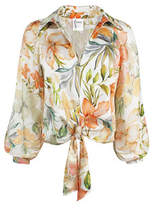 Paloma Tie-Front Blouse