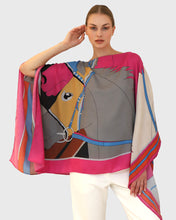 Load image into Gallery viewer, Agatha Cashmere Printed Poncho
