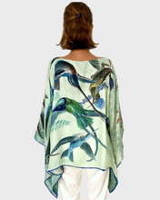 Load image into Gallery viewer, Hummingbird Cashmere Printed Poncho
