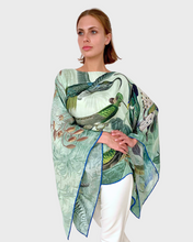 Load image into Gallery viewer, Hummingbird Cashmere Printed Poncho
