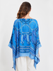 Stirrups Cashmere Printed Poncho