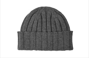 Cashmere Chunky Rib Beanie