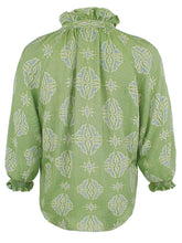Load image into Gallery viewer, Fiona Floral Jacquard Blouse
