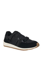 Load image into Gallery viewer, Lola Black Suede/Net Slide
