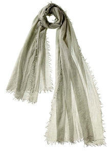 Alta Cashmere Featherweight Scarf - Blues & Greens