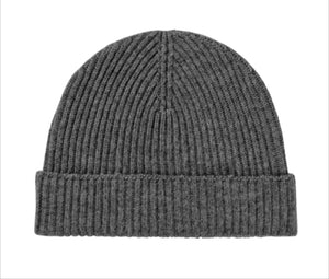 Cashmere Rib Beanie