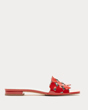 Load image into Gallery viewer, Heart Slide Flat Red Patent
