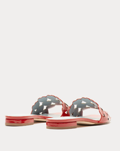 Load image into Gallery viewer, Heart Slide Flat Red Patent
