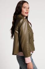 Load image into Gallery viewer, Moto Jacket Faux Leather

