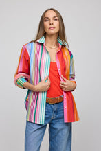 Load image into Gallery viewer, Halsey Long Sleeve Stripe Blouse
