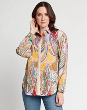 Load image into Gallery viewer, Halsey Long Sleeve Multi-Colored Paisley Print Shirt
