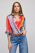 Load image into Gallery viewer, Halsey Long Sleeve Stripe Blouse
