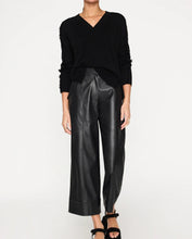 Load image into Gallery viewer, Jolie Fringe Vee Cashmere Sweater
