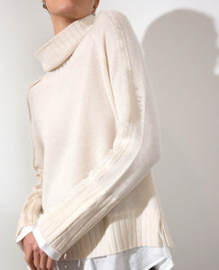 Jolie Fringe Layered Looker Sweater