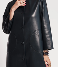 Load image into Gallery viewer, Mod Faux Leather Jacket
