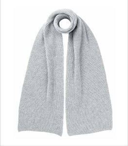 Cashmere Ribbed Scarf