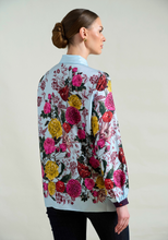 Load image into Gallery viewer, San Remo Blue Printed Silk Shirt
