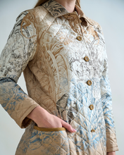 Load image into Gallery viewer, Safari Silk Printed Quilted Jacket
