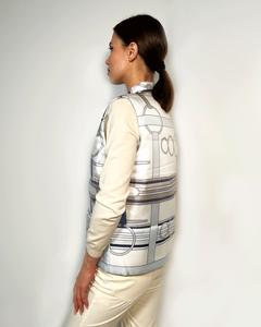 Siena Silk Printed Vest