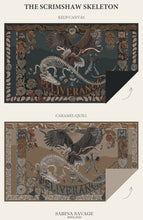 Load image into Gallery viewer, The Scrimshaw Skeleton Cashmere-Lined Stole PRE-ORDER NOW
