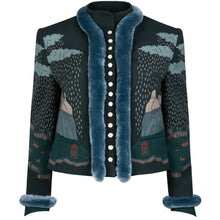 Load image into Gallery viewer, The Snow Lion Brush Fringe Tailored Jacket
