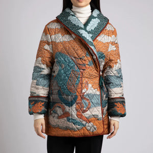 The Snow Lion Reversible Quilted Jacket