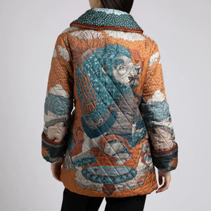 The Snow Lion Reversible Quilted Jacket