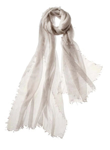 Alta Cashmere Featherweight Scarf - Neutrals