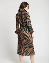 Load image into Gallery viewer, Tamron Long Sleeve Abstract Zebra Print Dress
