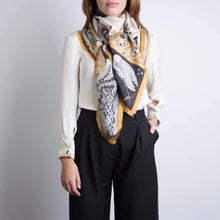 Load image into Gallery viewer, Texas Stallion Silk Twill Scarf
