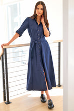 Load image into Gallery viewer, Laine Tie-Front Dress Weathercloth
