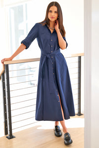 Laine Tie-Front Dress Weathercloth