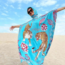 Load image into Gallery viewer, Tiger &amp; Jungle Silk Tunic
