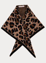 Load image into Gallery viewer, Triangle Leopard Scarf
