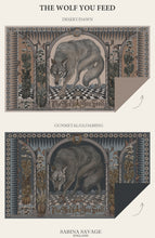 Load image into Gallery viewer, The Wolf You Feed Cashmere-Lined Stole PRE-ORDER NOW

