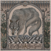 Load image into Gallery viewer, The Wolf You Feed Rectangular Silk Scarf PRE-ORDER NOW
