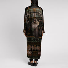 Load image into Gallery viewer, The Heralds of Horus Long Velvet Jacket
