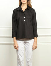 Load image into Gallery viewer, Aileen 3/4 Sleeve Button Back Top

