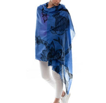 Load image into Gallery viewer, Cashmere Scarf - Felted Botanical
