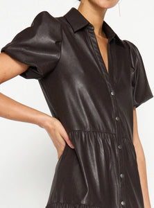 Havana Vegan Leather Dress